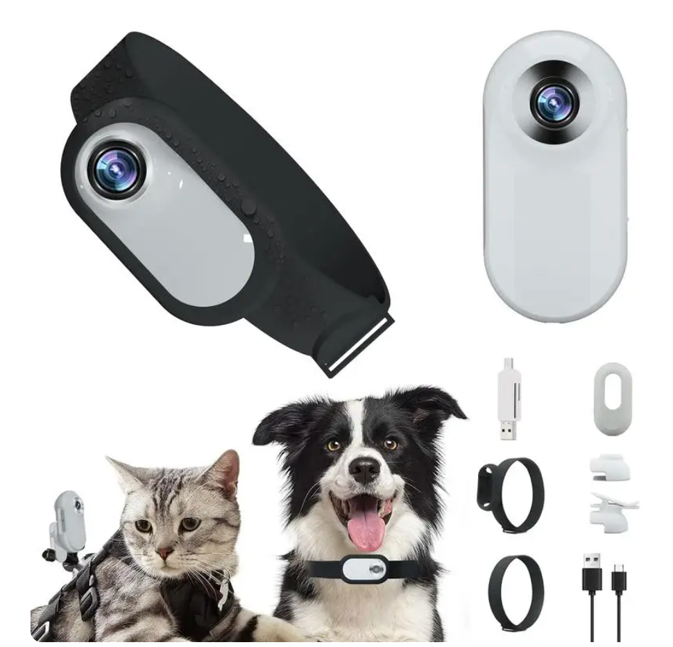 WagCam™ - Mini Pet Collar Camera for Dogs & Cats (HD 1080p)