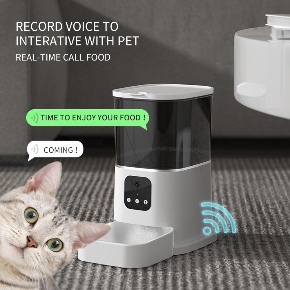 WagFeeder™ - Large Smart Automatic Cat/Dog Feeder With WIFI Camera (App Control)