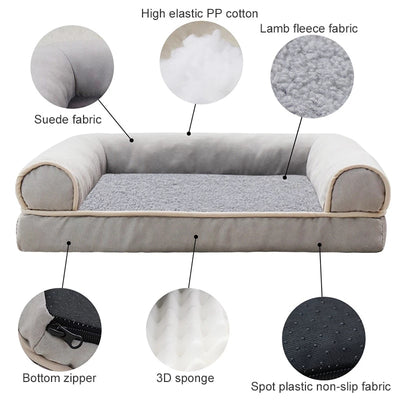 LuxBed™️ - Luxury Dog Sofa Bed (Orthopedic)