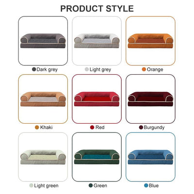 LuxBed™️ - Luxury Dog Sofa Bed (Orthopedic)