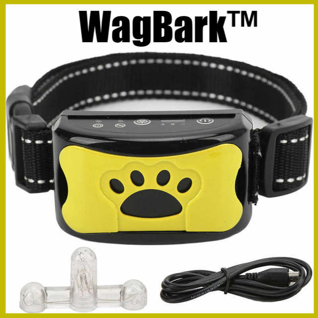 WagBark™ - Safe Anti-Bark Dog Training Vibration Collar (No Shock/Rechargeable/Waterproof)