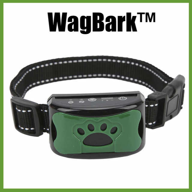 WagBark™ - Safe Anti-Bark Dog Training Vibration Collar (No Shock/Rechargeable/Waterproof)