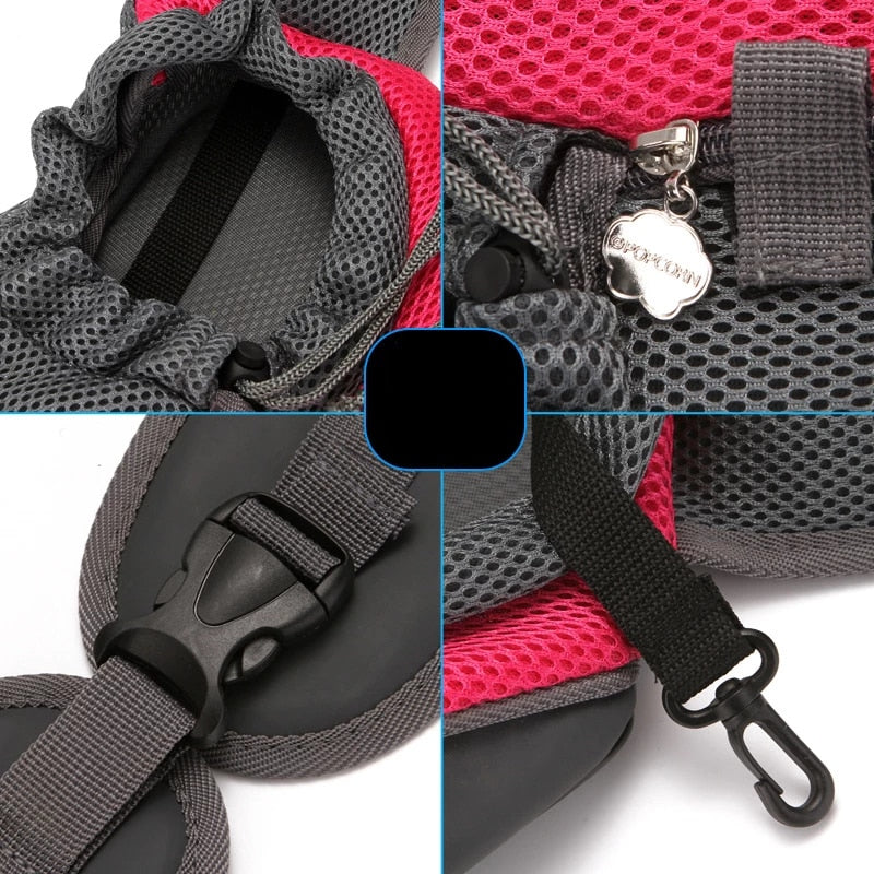 WagCrossBag™ - Dog/Cat Mesh Shoulder Pet Bag (Breathable)