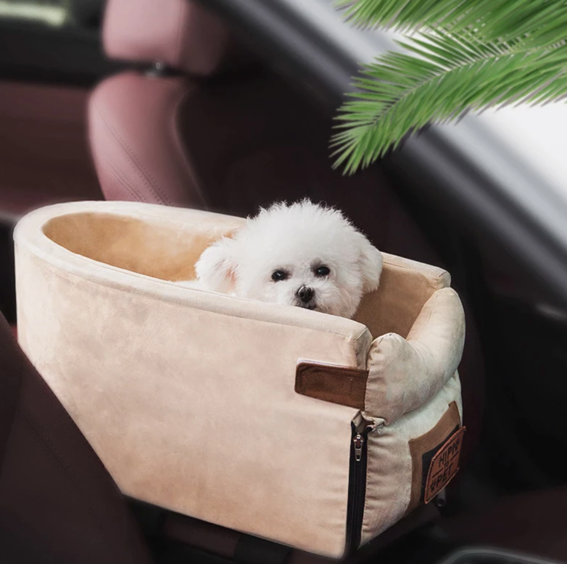 WagCarrier™ - Car Armrest Pet Bed