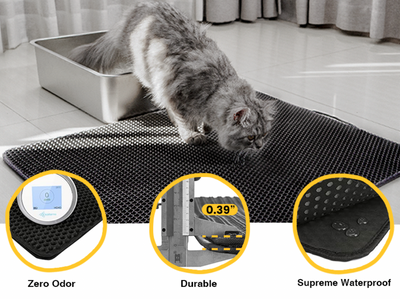 LittyKitty™ - Foldable Cat Litter Mat (Urine Proof)