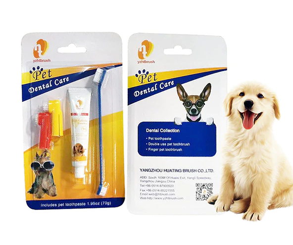 Dog Beef Flavored Toothpaste Set