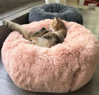 KitBed™ - Donut Orthopedic Cat Bed (Stress-Relief)