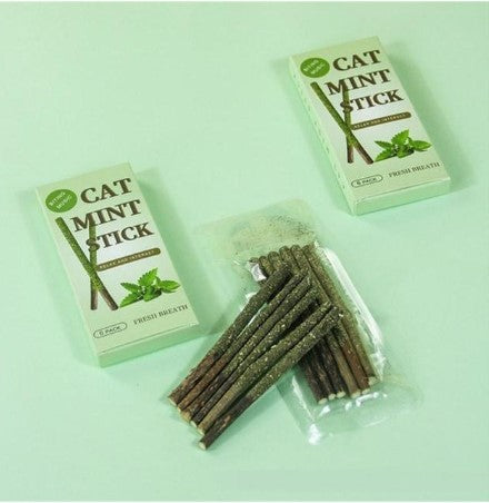 WagStick™ - Natural Catnip Mint Sticks (Teeth Cleaner)