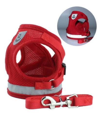 WagVest™ - Reflective Pet Harness (Adjustable & Breathable) + FREE Leash!