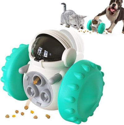 WagBot™ - Slow Feeder Toy for Dogs/Cats (No Batteries Needed)