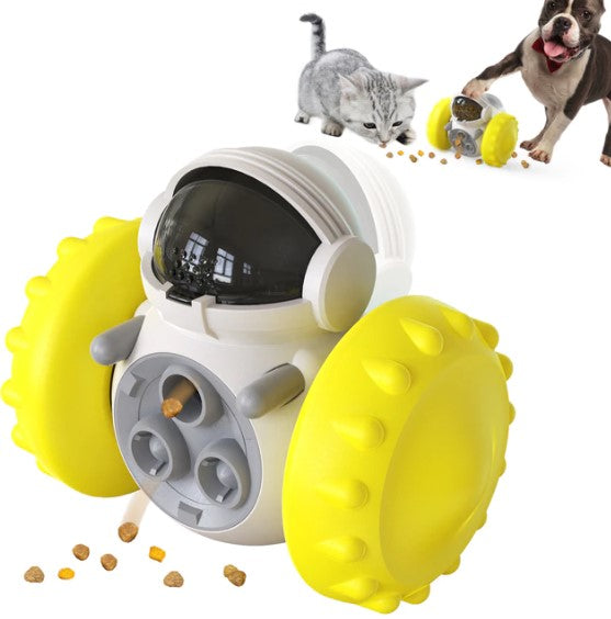 WagBot™ - Slow Feeder Toy for Dogs/Cats (No Batteries Needed)