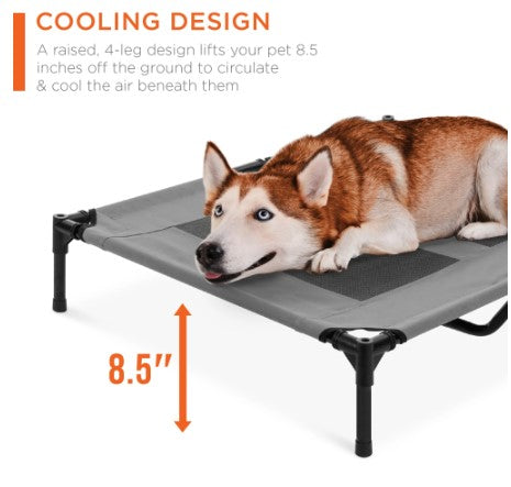 WagCot™ - Portable Elevated Bed for Dogs/Cats (Breathable)