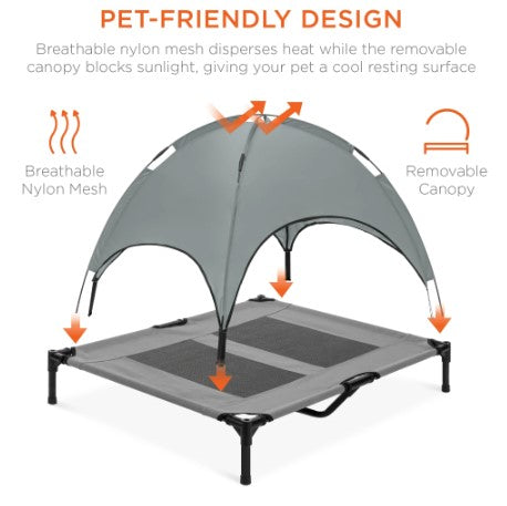 WagCot™ - Portable Elevated Bed for Dogs/Cats (Breathable)